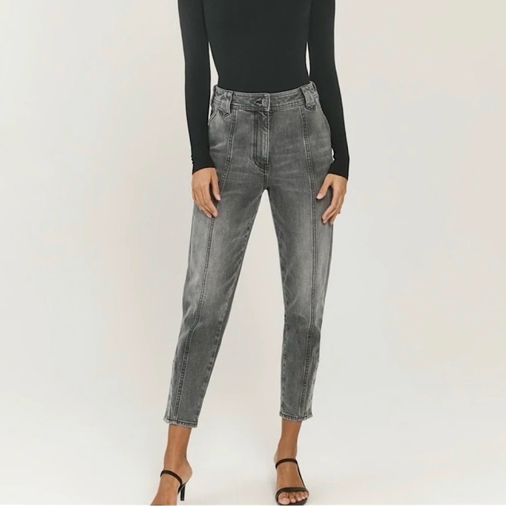 NWT Something Navy Roxie Snap Denim Jeans Washed Black Size 0